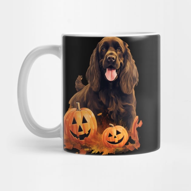 Cute Sussex Spaniel Halloween by NatashaCuteShop